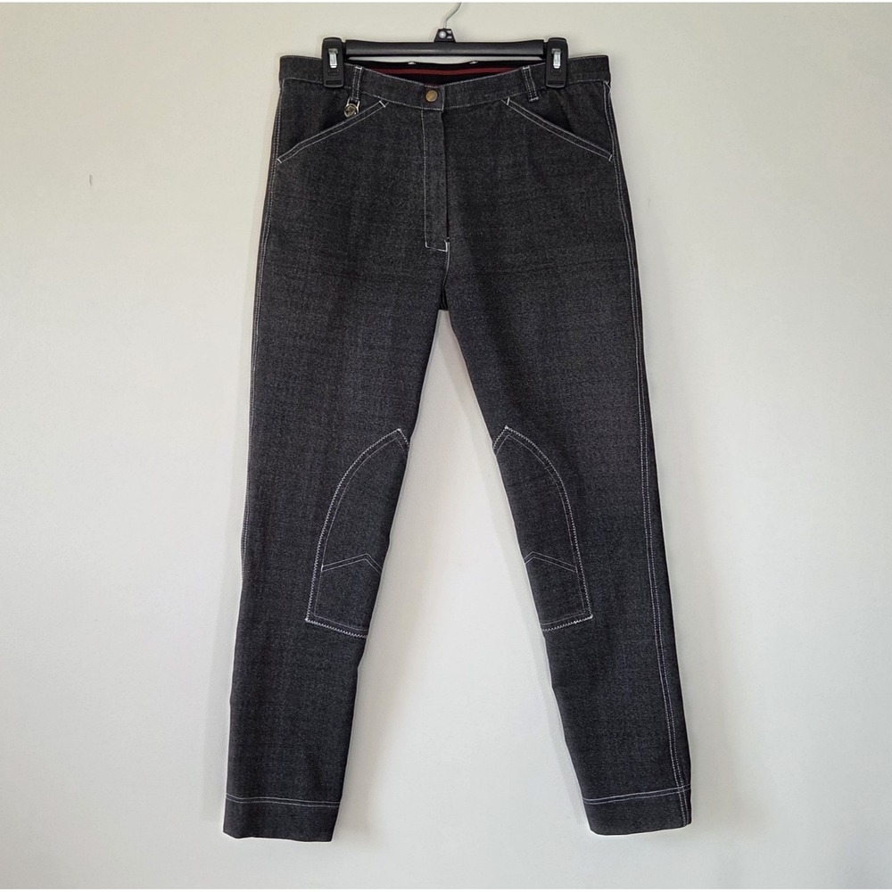 Unicorn Equestrian Womens Denim Look Breeches Jodhpurs Size 16